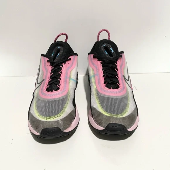 Womens Nike Air Max 2090 Black/Pink Sneaker CW4286-100‎ Modern POP - Picture 2 of 7